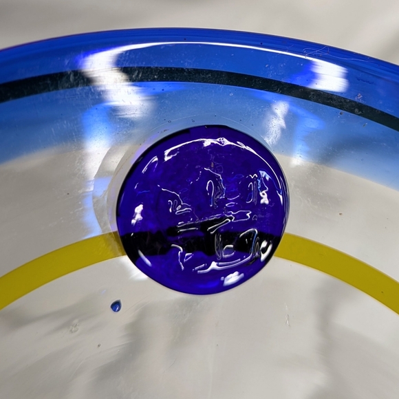 Margherita glasses - pair of blue and yellow glasses - Picture 3 of 6